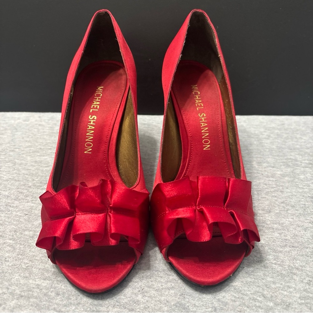 Michael Shannon Vibrant Red Heels
